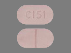 C151 Pill Images (pink   Capsule-shape)