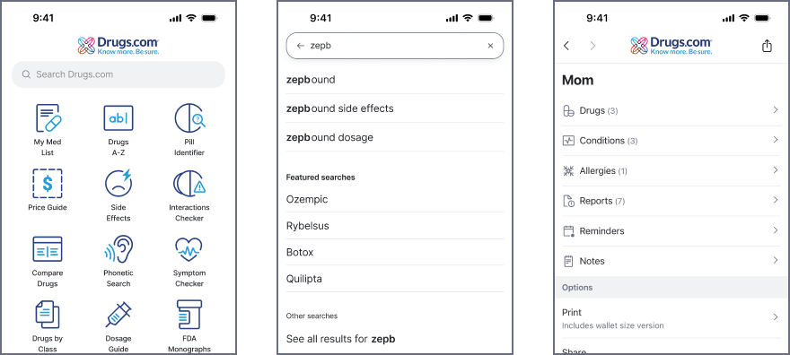 Medication Guide app