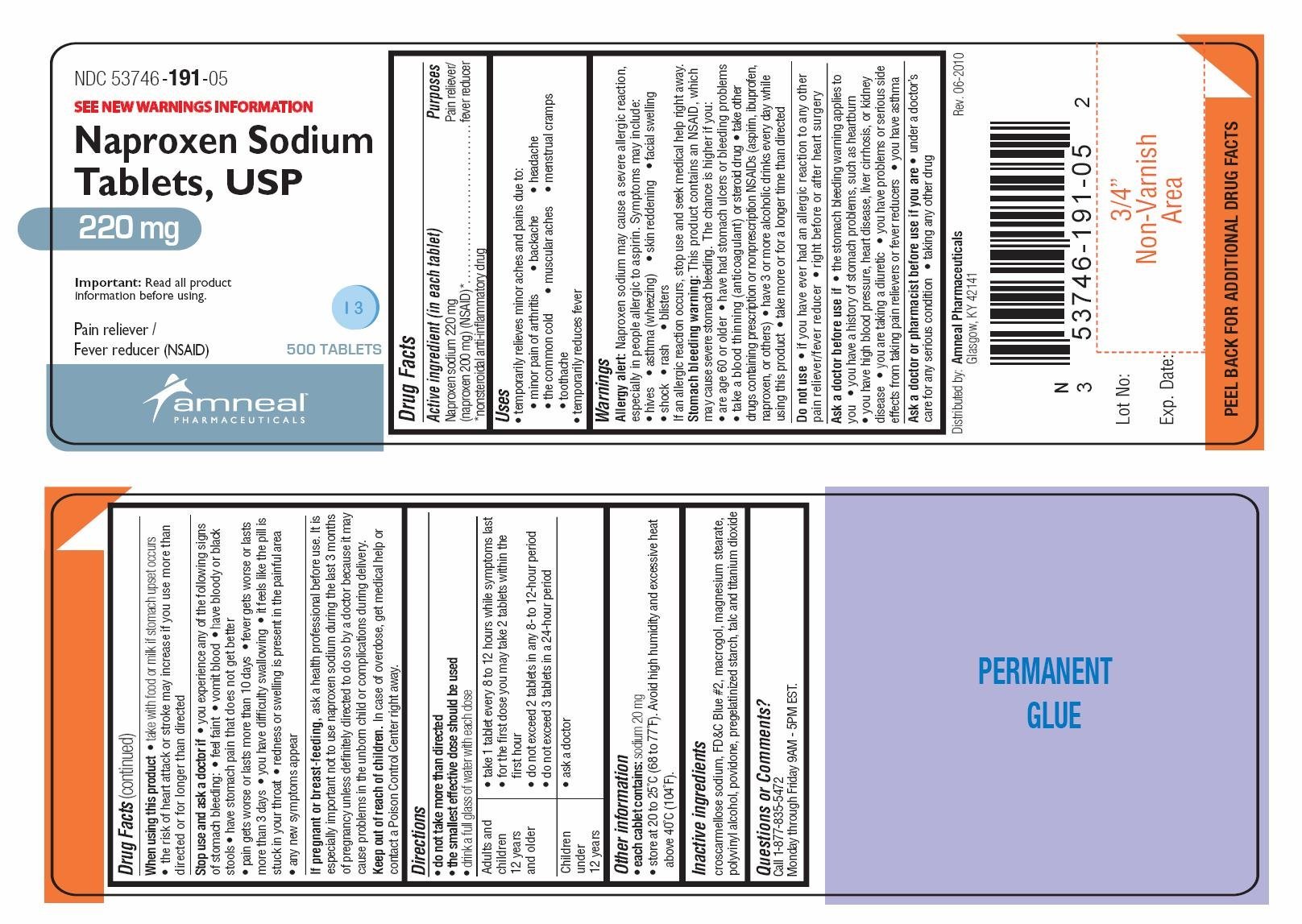 Naproxen Sodium (NSAID) Fever Reducer/ Pain Reliever (tablet) Amneal