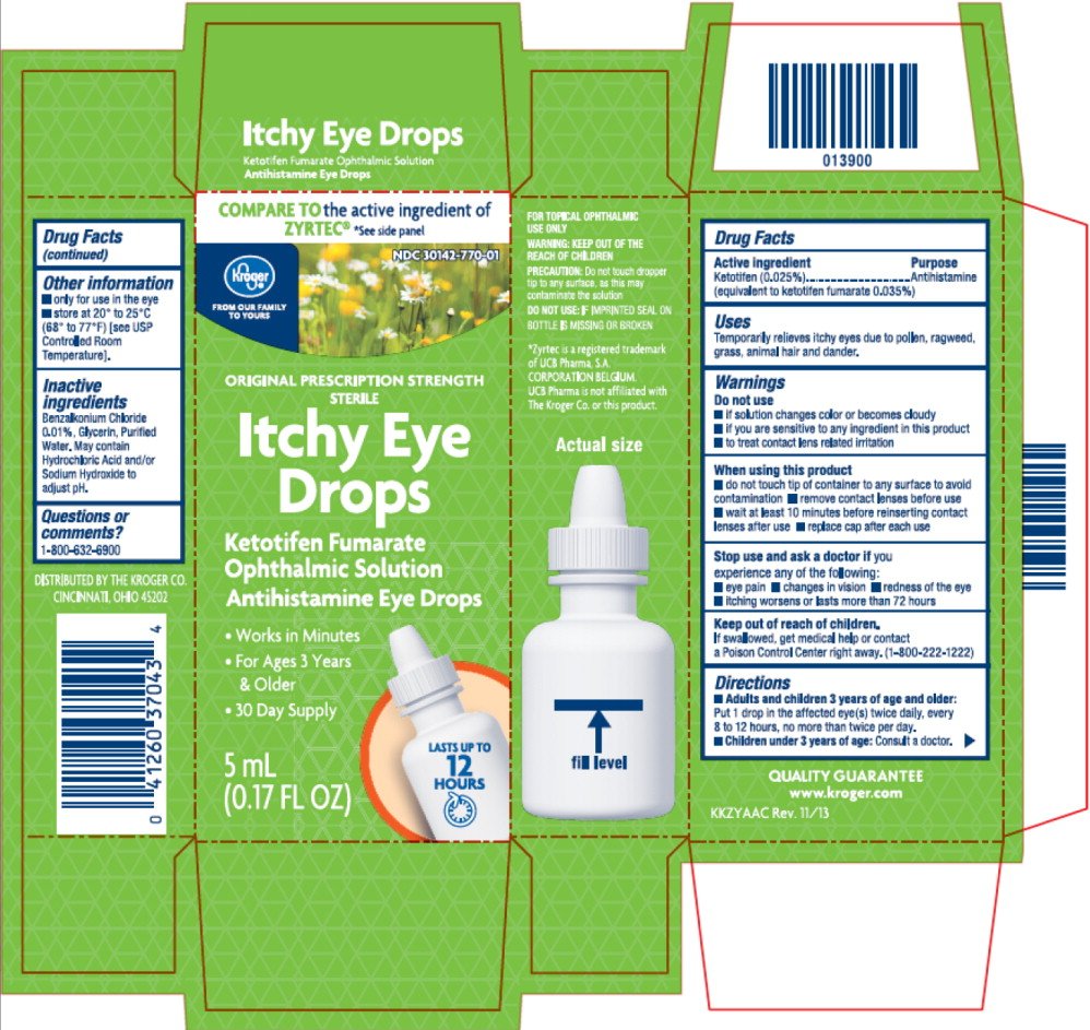 Itchy Eye (solution/ drops) Kroger Company