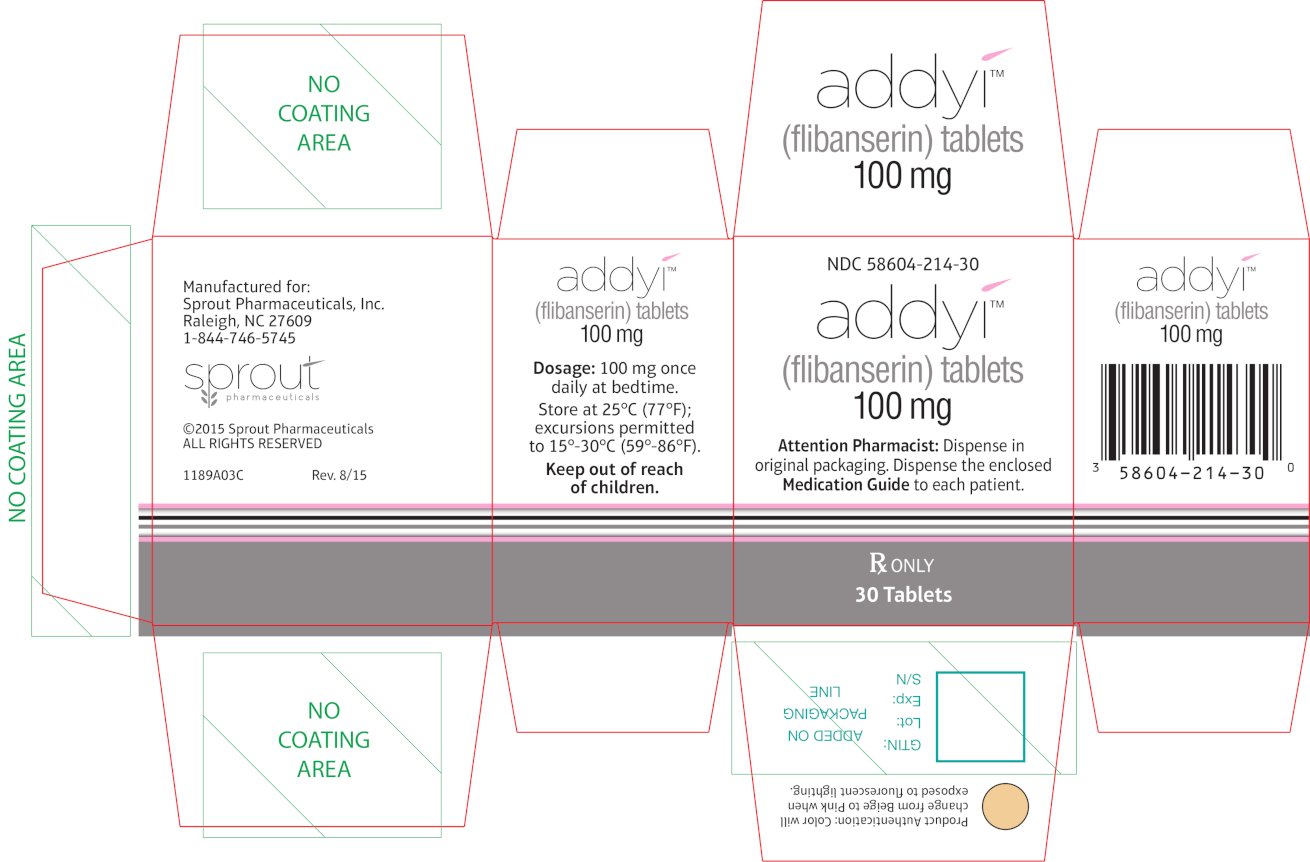 Addyi FDA prescribing information, side effects and uses