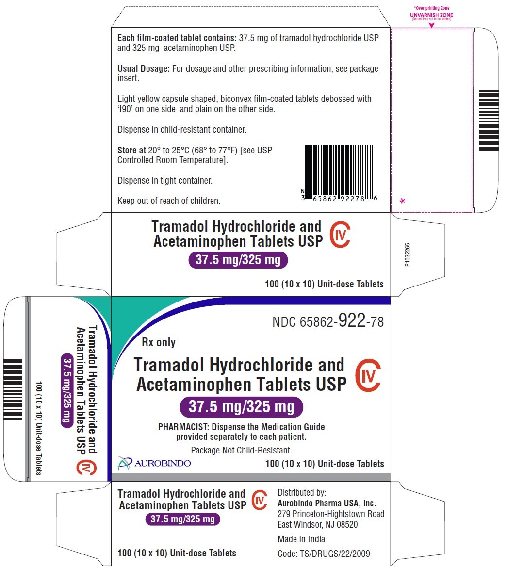 Tramadol and Acetaminophen FDA prescribing information, side effects