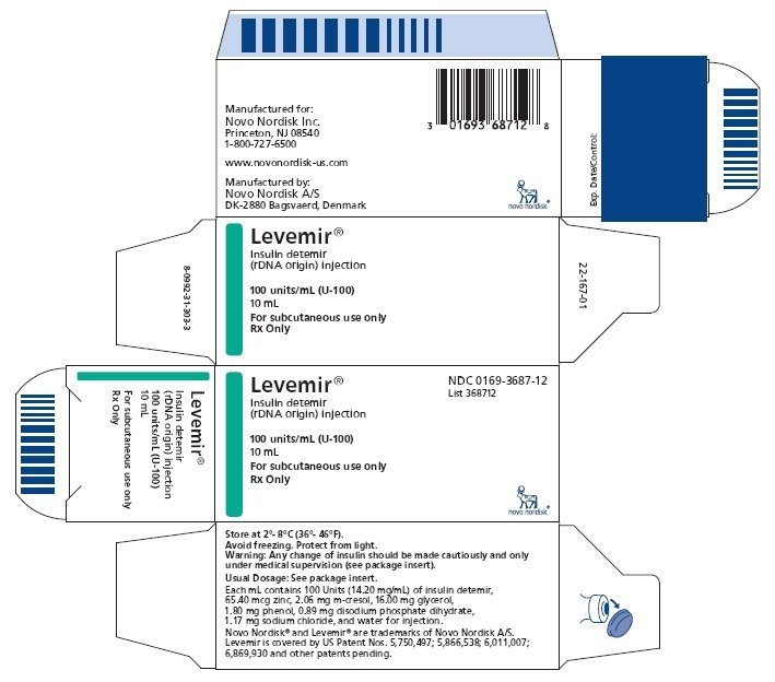 Levemir FDA prescribing information, side effects and uses