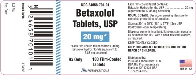 Betaxolol Tablets - FDA prescribing information, side Betaxolol Tablets - FDA prescribing information, side