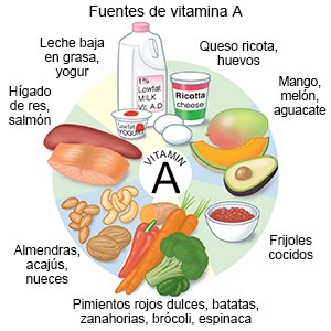 Fuentes de vitamina A