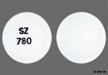 Pill SZ 780 White Round is Methylphenidate Hydrochloride SR