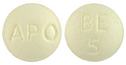 Benazepril hydrochloride 5 mg APO BE 5