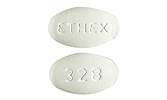Pill ETHEX 328 White Oval is NataTab CFe