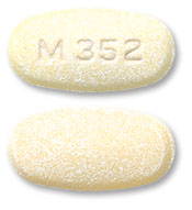 Metformin hydrochloride extended release 500 mg M 352