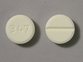 Pill 347 Yellow Round is Clozapine