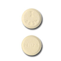 Hydrochlorothiazide and lisinopril 12.5 mg / 20 mg 20/12.5 Logo 5034