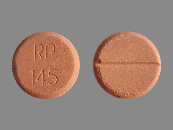 Pill RP 145 Orange Round is Glucose