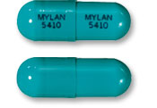 Pill MYLAN 5410 MYLAN 5410 Green Capsule/Oblong is Fluoxetine Hydrochloride