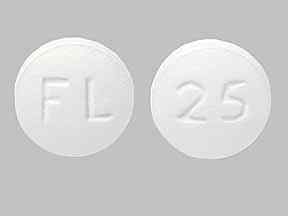 Pill FL 25 White Round is Savella