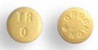 Pill TR 0 ORGANON Yellow Round is Cesia