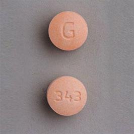 Pill G 343 Orange Round is Hydralazine Hydrochloride