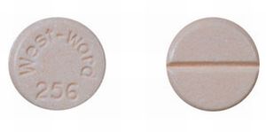 Hydrochlorothiazide 25 mg West-ward 256