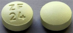 Pill ZF 24 Green Round is Ropinirole Hydrochloride