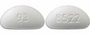 Pill 93 8522 White U-shape is Naratriptan Hydrochloride