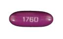 Pill 1760 Purple Capsule/Oblong is OB-Natal ONE
