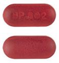 Pill BP 802 Red Capsule/Oblong is FE C Tab Plus