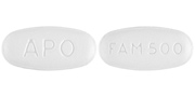 famciclovir 500 mg drug interactions