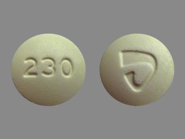 Pill C 230 Yellow Round is Acetaminophen and Oxycodone Hydrochloride