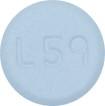 Pill L59 White Round is Rizatriptan Benzoate (Orally Disintegrating)