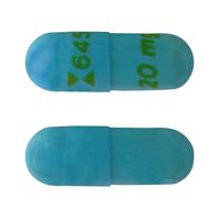 Esomeprazole magnesium delayed-release 20 mg Logo 6450 20 mg