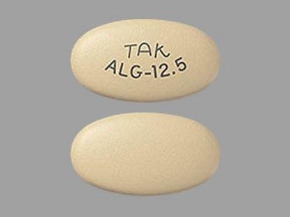 Pill TAK ALG-12.5 Yellow Oval is Alogliptin Benzoate