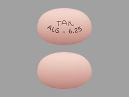 Pill TAK ALG-6.25 Pink Oval is Alogliptin Benzoate