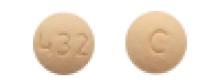 Pill C 432 Peach Round is Darifenacin Hydrobromide Extended-Release