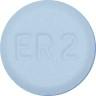 Pill ER 2 0.75 White Round is Pramipexole Dihydrochloride Extended-Release
