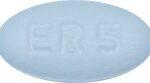 Pill ER 5 3.0 White Oval is Pramipexole Dihydrochloride Extended-Release