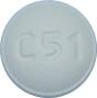 Pill C51 Yellow Round is Olmesartan Medoxomil