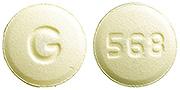 Amlodipine besylate and olmesartan medoxomil 5 mg / 40 mg G 568