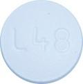 Pill L48 White Round is Darifenacin Hydrobromide Extended-Release