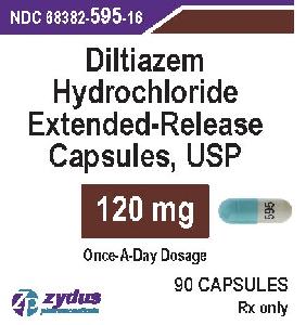 Diltiazem hydrochloride extended-release 120 mg 595