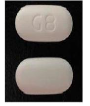 Pill G8 White Capsule/Oblong is Metformin Hydrochloride Extended-Release