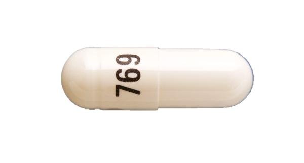Pill 769 White Capsule/Oblong is Topiramate Extended-Release