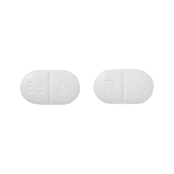 Pill P 59 0 White Oval is Candesartan Cilexetil and Hydrochlorothiazide