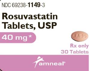 Rosuvastatin calcium 40 mg AA 95