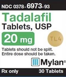 Tadalafil 20 mg M TL4