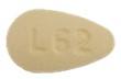 Pill L62 Yellow Egg-shape is Tadalafil