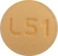 Pill L 51 Orange Round is Vardenafil Hydrochloride