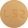 Pill L 52 Orange Round is Vardenafil Hydrochloride