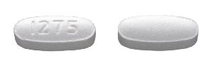 Pill 1275 White Oval is Deferasirox
