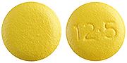 Pill 12.5 Yellow Round is Paroxetine Hydrochloride Controlled-Release