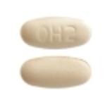 Pill OH2 Yellow Oval is Hydrochlorothiazide and Olmesartan Medoxomil
