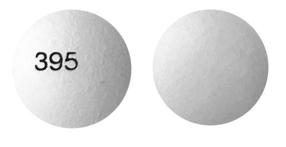 Pill 395 White Round is Venlafaxine Hydrochloride Extended-Release